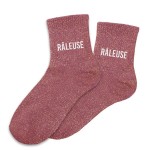 Paire de Chaussettes Pailletes Pourpre Rleuse