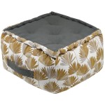 Pouf coussin de sol en coton 40 x 40 x 25 cm - Bako