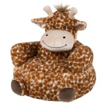 Pouf peluche pour enfant - Jeannine la girafe