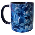 Mug sagesse de Bouddha bleu nuit  350 ml