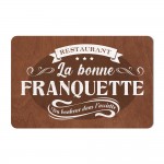 Set de table - Restaurant La Bonne Franquette