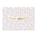 Set de table Bon Apptit - Inscription dore