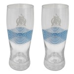 Verres  bire Olympique de Marseille OM - Set de 2