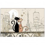 Set de table Kiub collection Bug Art - Chats Amoureux Paris