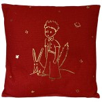 Coussin Le Petit Prince de St Exupry rouge 40 cm