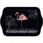 Plateau Flamant Rose en mlamine Kiub Collection Bug Art