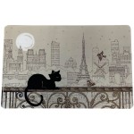 Set de table chat skyline Paris par Bug Art