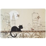 Set de table Chat skyline par Bug Art