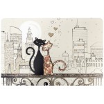 Set de table chats amoureux  paris par Bug Art