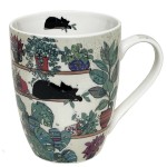 Mug Chaton dans les plantes en Porcelaine - 340 ml