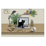 Set de table chaton en tltravail par Bug Art