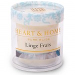 Bougie Votive Heart and Home 15 heures - Linge frais