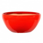 Cache pot Beauty en terre cuite 13 cm - Rouge