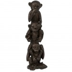 Figurine Singes en rsine Rien dit, Rien vue, Rien entendu 33 cm