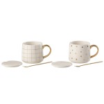 Coffret cadeau 2 tasses et cuillres Amlie