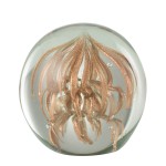 Presse-papier Capris bronze en verre 8 cm