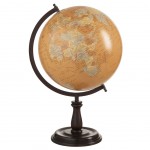 Globe Terrestre dcoratif sur Pied en Bois 52 cm