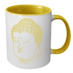 Mug Bouddha  par Cbkreation fond Jaune