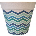 Cache Pot en Fibre de Bambou - Esprit 70's - 13.5 cm