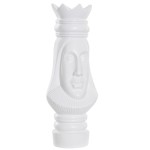 Pice d'chec Dcorative en rsine - Dame Blanche - 39 cm