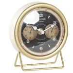 Horloge rétro or 14 cm