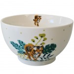 Bol TIGER - Tigre fond blanc en Porcelaine 480 ml