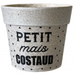 Cache Pot en Fibre de Bambou - Petit mais costaud - 8.5 x 9.5 cm