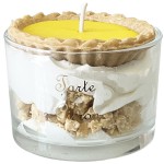 Bougie parfume tartelette au citron fabrique en Provence