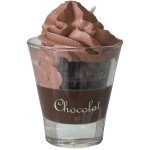 Bougie parfume Verrine Mousse Chocolat - fabrique en Provence