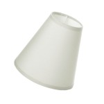 Petit Abat-jour conique Gris Clair - 15.5 cm