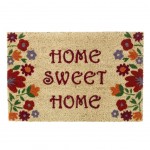 Paillasson en Fibres de coco Home Sweet Home Flowers