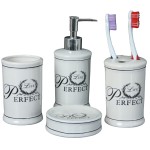 Set salle de bain Perfect Life 4 pices