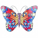 Dcoration murale Papillon en mtal et verre 38 x 28 cm