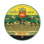 Horloge Vintage en verre Mother Road - 17 cm