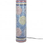 Lampe mosaque de verre - cylindre - 62 cm