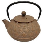 Thire Japonaise en fonte maille marron 0.8 litre