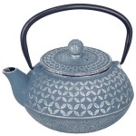 Thire Japonaise en fonte maille gris-bleu 0.8 litre