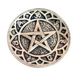 Porte encens en Aluminium pentacle