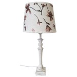 Lampe  poser florale 43 cm