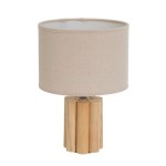 Lampe en bois de pin 29 cm