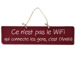 Pancarte dcorative en bois - Ce n'est pas le wifi