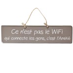 Pancarte dcorative en bois - Ce n'est pas le wifi