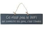 Pancarte dcorative en bois - Ce n'est pas le wifi