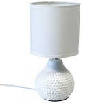 Lampe en céramique 25 cm - Modèle blanc