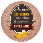 Dessous de plat en lige aimant - Au nom des bires