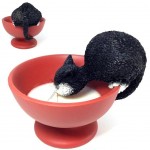 Figurine Les chats de Dubout - La gourmandise - 8 cm