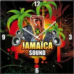 Horloge Jamaïca Sound verre