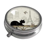 Pilulier Kiub Chat  Paris - Le chat et l'oiseau