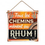 Plaque Dcorative Rhum  Suspendre 20 cm