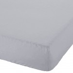 Drap housse Zinc en coton 180 x 200 cm - Bonnet 30 cm